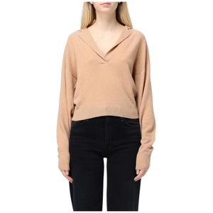 Pinko, Dames, Truien, Beige, Maat: XS Kasjmier,