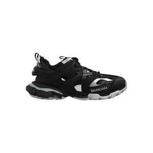 Balenciaga Track Sneakers - Zwart en Zilverkleurig , Black , Heren , Maat: 41 EU