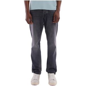 Eden Park, Heren, Jeans, Grijs, Maat: W32 Katoen,