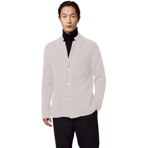 Alpha Studio, Heren, Truien, Wit, Maat: M Leer,