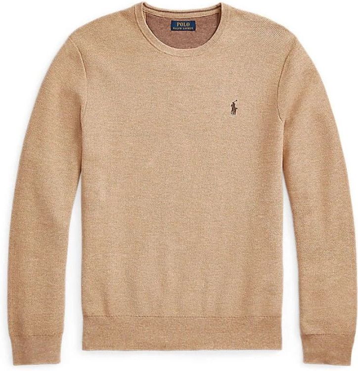 Ralph Lauren - Ronde Hals - Vest - Bruin - Gebreid