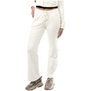 Juicy Couture, Dames, Broeken, Wit, Maat: S