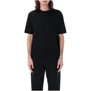 Emporio Armani, Heren, Tops, Zwart, Maat: 3XL Katoen,