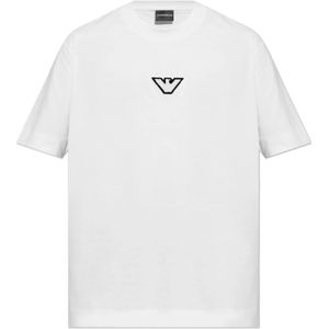 Emporio Armani, Heren, Tops, Wit, Maat: L