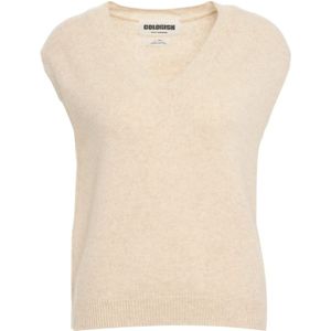 Crush, Dames, Truien, Beige, Maat: XS Kasjmier,