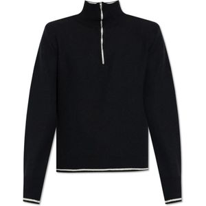 Maison Margiela, Heren, Truien, Zwart, Maat: M Wol,