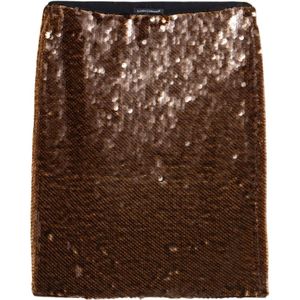 Luisa Cerano, Dames, Rokken, Bruin, Maat: S Viscose,