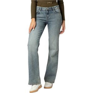 Kocca, Dames, Jeans, Blauw, Maat: 2XS Denim,