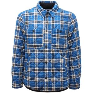 Officina36, Heren, Jassen, Blauw, Maat: S