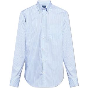 Paul & Shark, Heren, Overhemden, Blauw, Maat: XL Katoen,