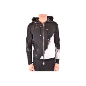 Balmain Elegante Hoodie , Black , Heren , Maat: M