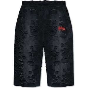 Diesel, Heren, Korte broeken, Grijs, Maat: XL Katoen,