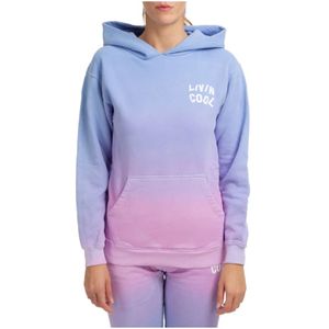 Livincool, Dames, Sweatshirts & Hoodies, Paars, Maat: M