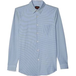 Guess, Heren, Overhemden, Blauw, Maat: XL Polyamide,