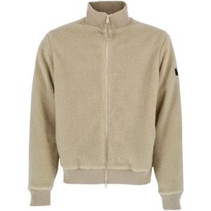 Barbour, Heren, Sweatshirts & Hoodies, Beige, Maat: L Fleece,