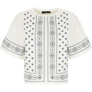 Weekend Max Mara, Dames, Tops, Wit, Maat: XS Katoen,