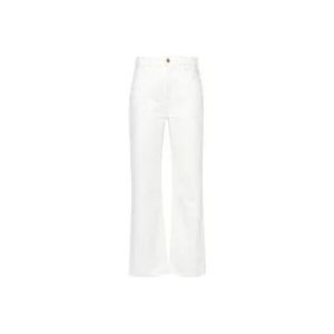 Chloé Witte Hennepmix Denim Boyfriend Jeans , White , Dames , Maat: W28