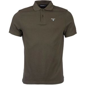 Barbour, Heren, Tops, Groen, Maat: M Katoen,