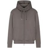 Armani Exchange - Grijze Rits Hoodie - Heren - Casual Sweater