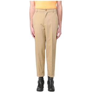 Kenzo, Heren, Broeken, Beige, Maat: S