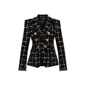 Balmain Tweed blazer , Black , Dames , Maat: L