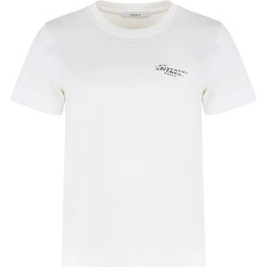 Givenchy, Dames, Tops, Wit, Maat: M Katoen,