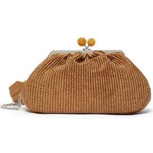 Max Mara, Dames, Tassen, Bruin, Maat: ONE Size Leer,