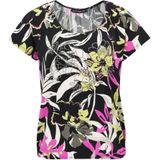 Betty Barclay - Bloemenprint Shirt - Veelkleurig - Dames - Met Glitterstenen