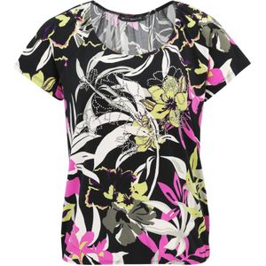 Betty Barclay - Bloemenprint Shirt - Veelkleurig - Dames - Met Glitterstenen