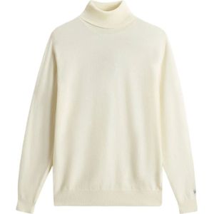 Woolrich, Heren, Truien, Wit, Maat: S