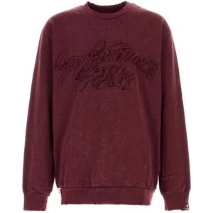 Adidas, Heren, Sweatshirts & Hoodies, Rood, Maat: S Katoen,