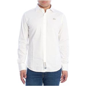 La Martina - Overhemd - Blauw - Katoen