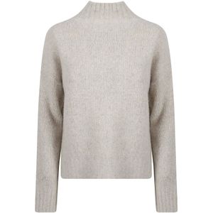 Allude, Dames, Truien, Beige, Maat: M Kasjmier,