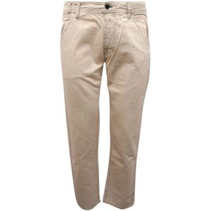 Mauro Grifoni, Heren, Broeken, Wit, Maat: W33 Denim,