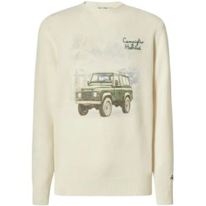 MC2 Saint Barth, Heren, Truien, Beige, Maat: XL Wol,