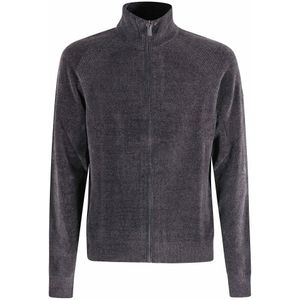 Rrd, Heren, Truien, Grijs, Maat: M Velours,