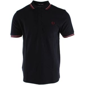Fred Perry, Heren, Tops, Blauw, Maat: 4XS Katoen,