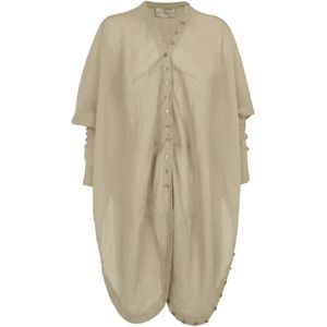 Cortana, Dames, Blouses & Shirts, Groen, Maat: L Zijde,