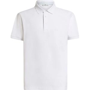 Etro, Heren, Tops, Wit, Maat: XL Poliester,