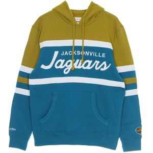 Mitchell & Ness, Heren, Sweatshirts & Hoodies, Blauw, Maat: M Katoen,