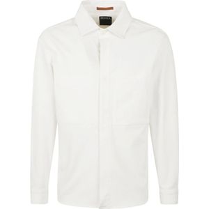 Zegna, Heren, Overhemden, Wit, Maat: 2XL Katoen,