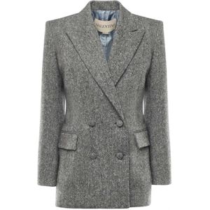 Valentino Garavani, Dames, Jassen, Grijs, Maat: XS