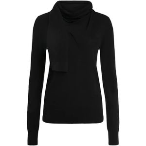 TotêMe, Dames, Truien, Zwart, Maat: S Zijde,