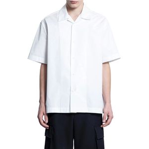 Jil Sander, Heren, Overhemden, Wit, Maat: L Katoen,