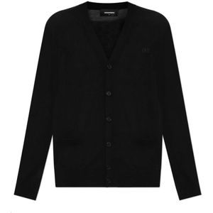 Dsquared2, Dames, Truien, Zwart, Maat: L Wol,