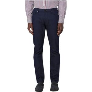 Emporio Armani, Heren, Broeken, Blauw, Maat: W31