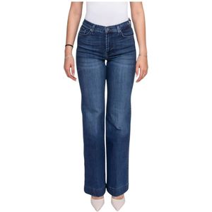 7 For All Mankind, Dames, Jeans, Blauw, Maat: W26 Denim,