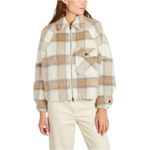 Woolrich, Dames, Jassen, Veelkleurig, Maat: S Wol,