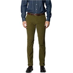 Mason's, Heren, Broeken, Groen, Maat: M Katoen,