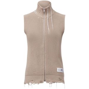 MM6 Maison Margiela, Dames, Truien, Beige, Maat: S Katoen,